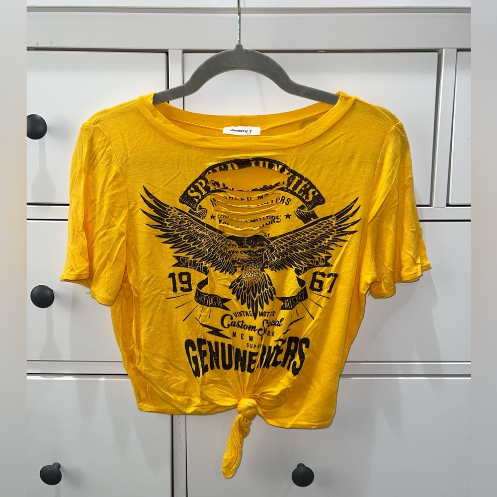Graphic Crop Top